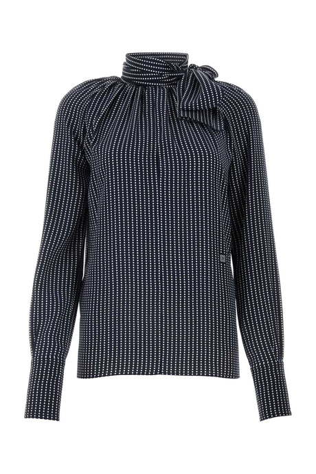 GIVENCHY Printed Silk Blouse for Women