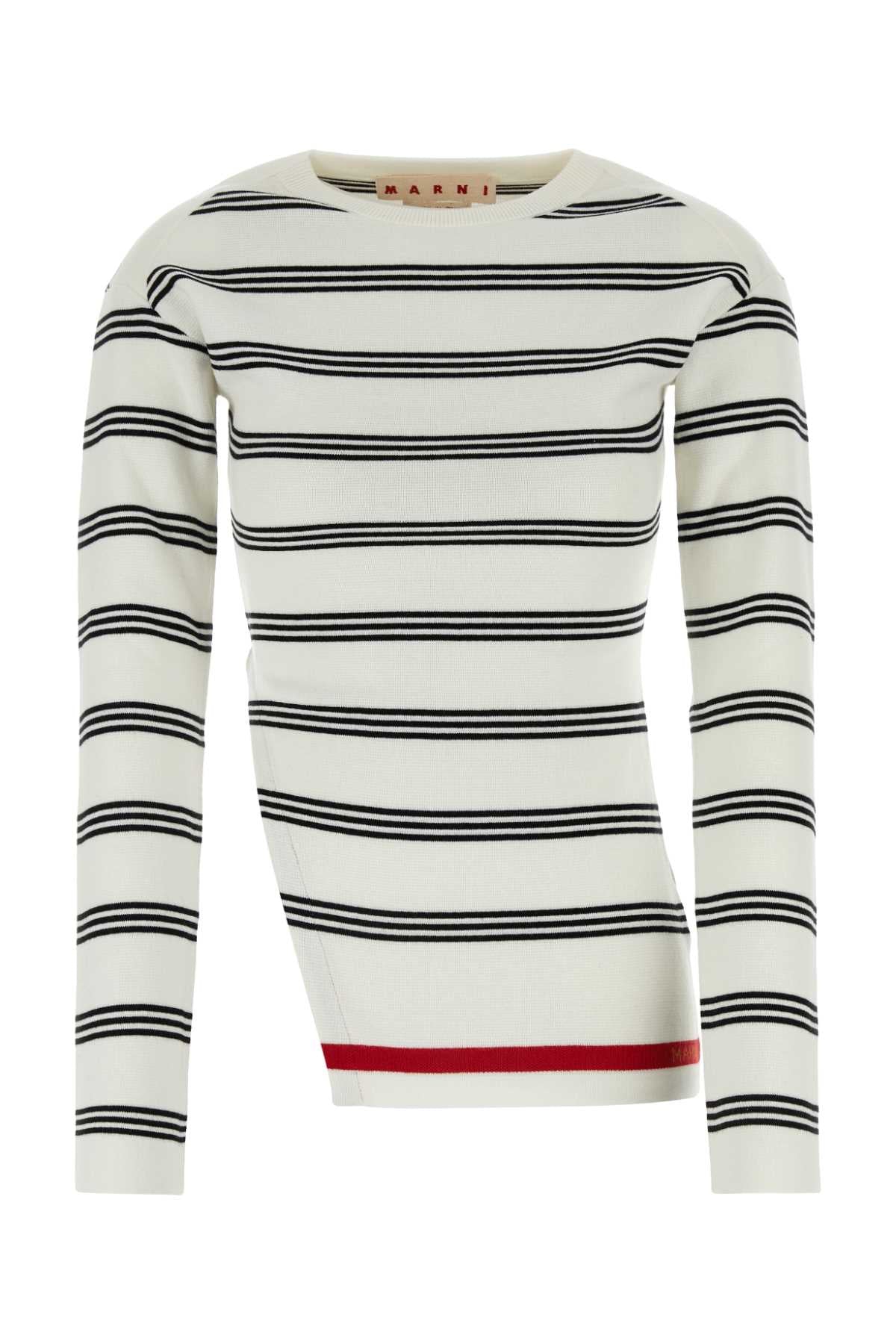 MARNI Embroidered Cotton Sweater for Women - 2024 Collection