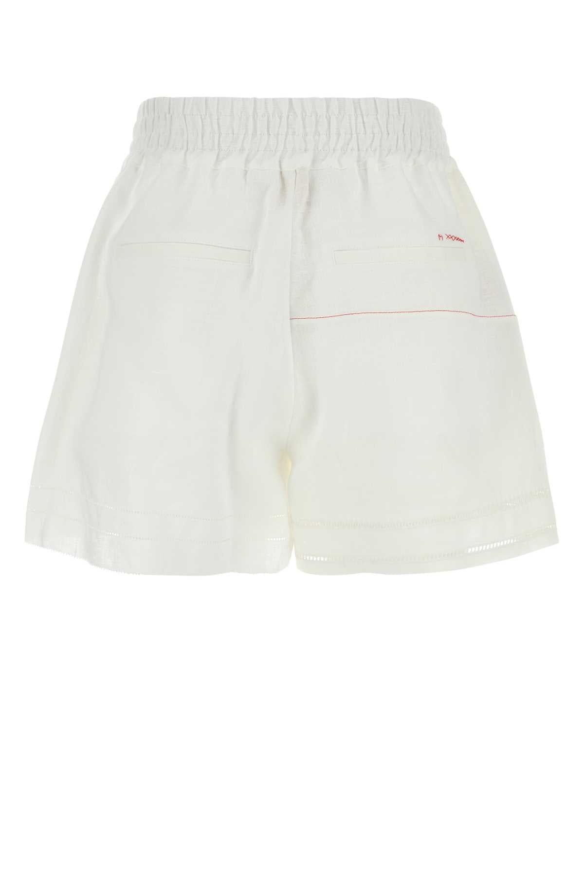 MARNI Linen Mini Shorts for Women