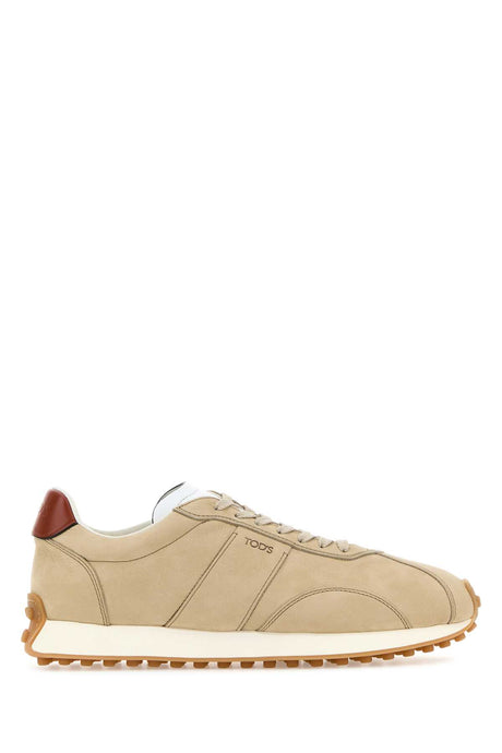 TOD'S Beige Leather Sneakers for Men