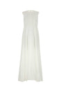 JIL SANDER Elegant White Poplin Dress