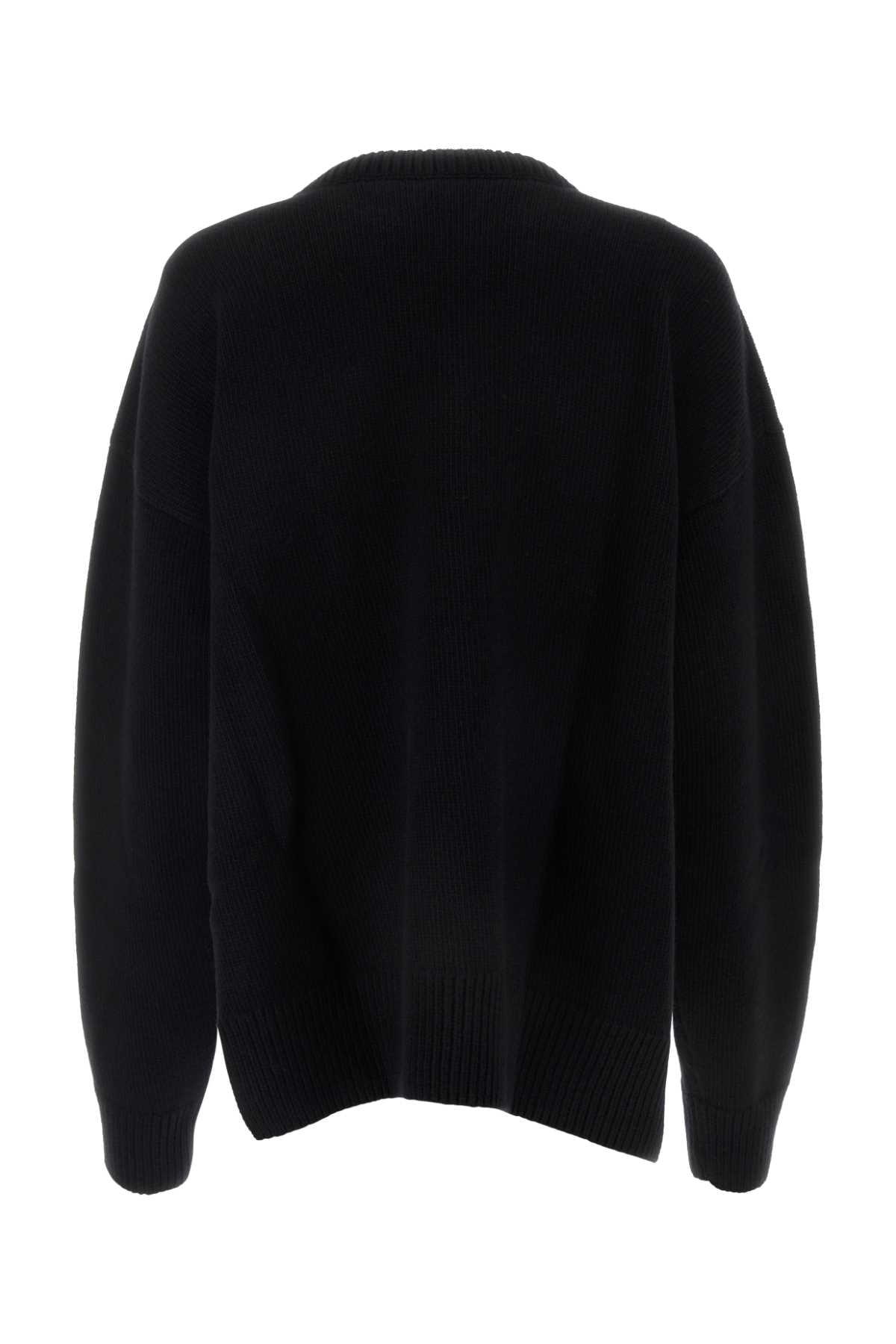 JIL SANDER Elegant Black Wool Blend Sweater for Women