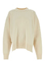 JIL SANDER Ivory Wool Blend Sweater