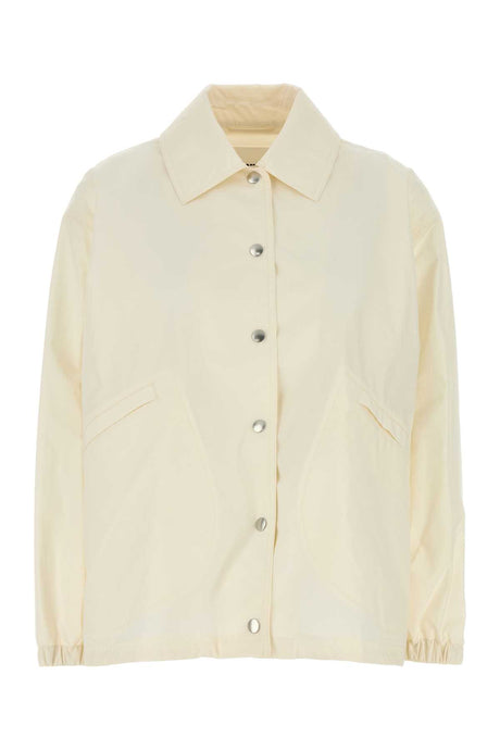 JIL SANDER Ivory Cotton Jacket for Women