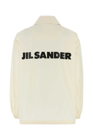 JIL SANDER Ivory Cotton Jacket for Women