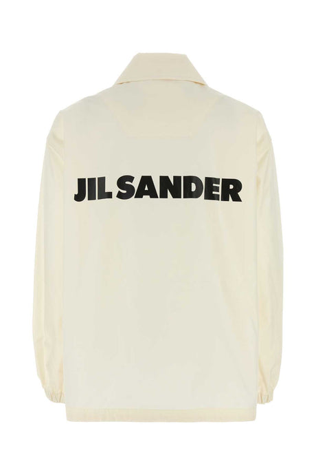 JIL SANDER Ivory Cotton Jacket for Women