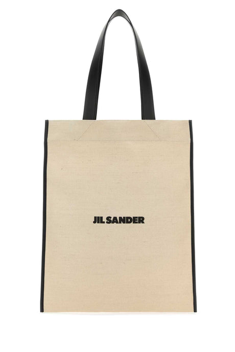 JIL SANDER Canvas Shopping Handbag - 40x49 cm