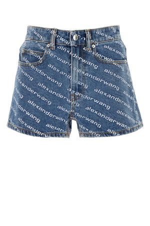 ALEXANDER WANG Printed Denim Shorts for Women