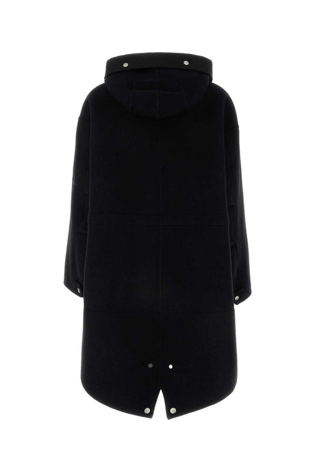 JIL SANDER Chic Black Wool Parka Jacket for Women