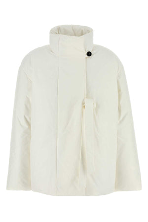 JIL SANDER Chic White Cotton Down Jacket for Women