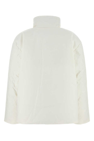 JIL SANDER Chic White Cotton Down Jacket for Women