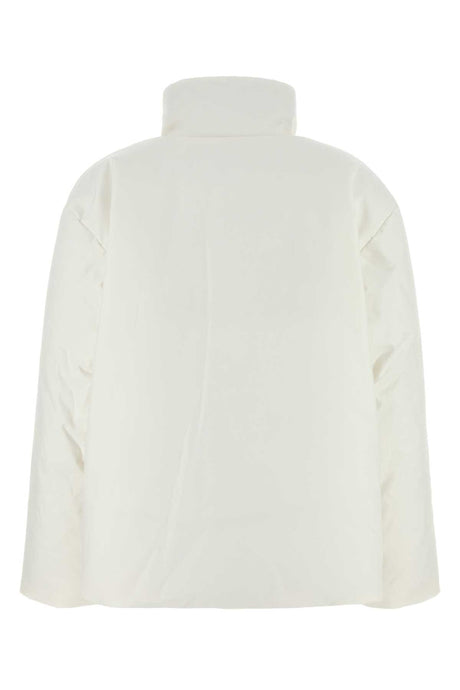 JIL SANDER Chic White Cotton Down Jacket for Women