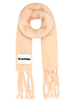 JIL SANDER Light Pink Mohair Blend Scarf - 218 cm x 127 cm