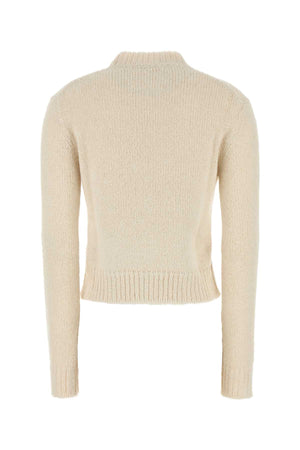 JIL SANDER Ivory Alpaca Blend Sweater