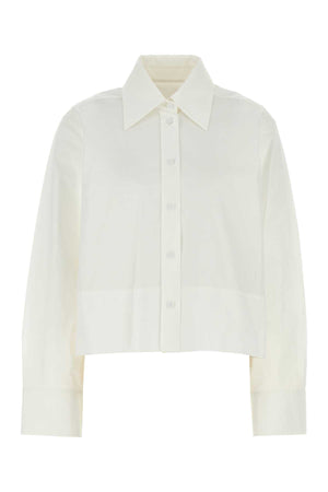 JIL SANDER Essential Poplin Shirttail Blouse