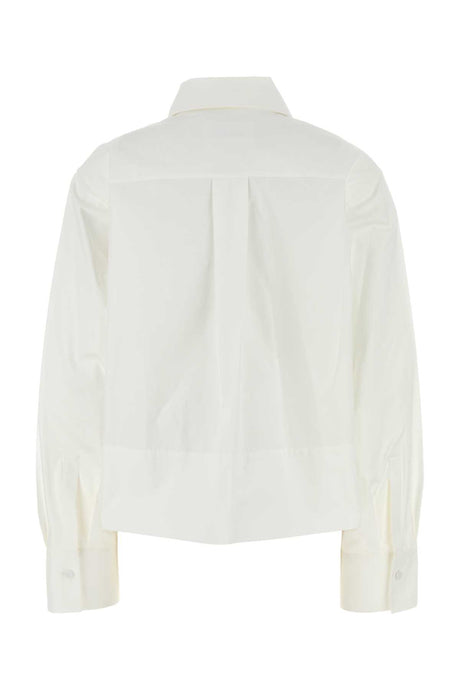 JIL SANDER Essential Poplin Shirttail Blouse