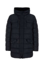 HERNO Navy Blue Nylon Down Jacket for Men