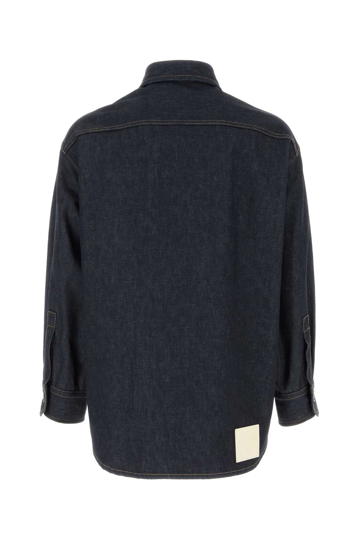 VALENTINO GARAVANI Oversized Denim Shirt for Men