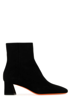 SANTONI Chic Suede Ankle Boots with 5 cm Heel