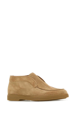 SANTONI Chic Suede Ankle Boots for Women