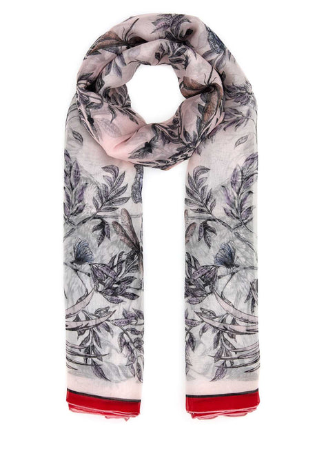 ALEXANDER MCQUEEN Printed Silk Foulard - 138 cm x 138 cm