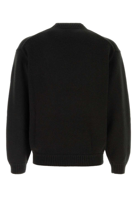 KENZO Essential Black Wool Blend Sweater for Men