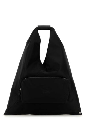 MM6 MAISON MARGIELA Black Nylon Japanese Handbag - 50 cm x 45 cm