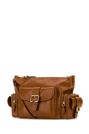 CHLOE Mini Caramel Leather Camera Handbag - 34 cm x 16.5 cm x 15 cm