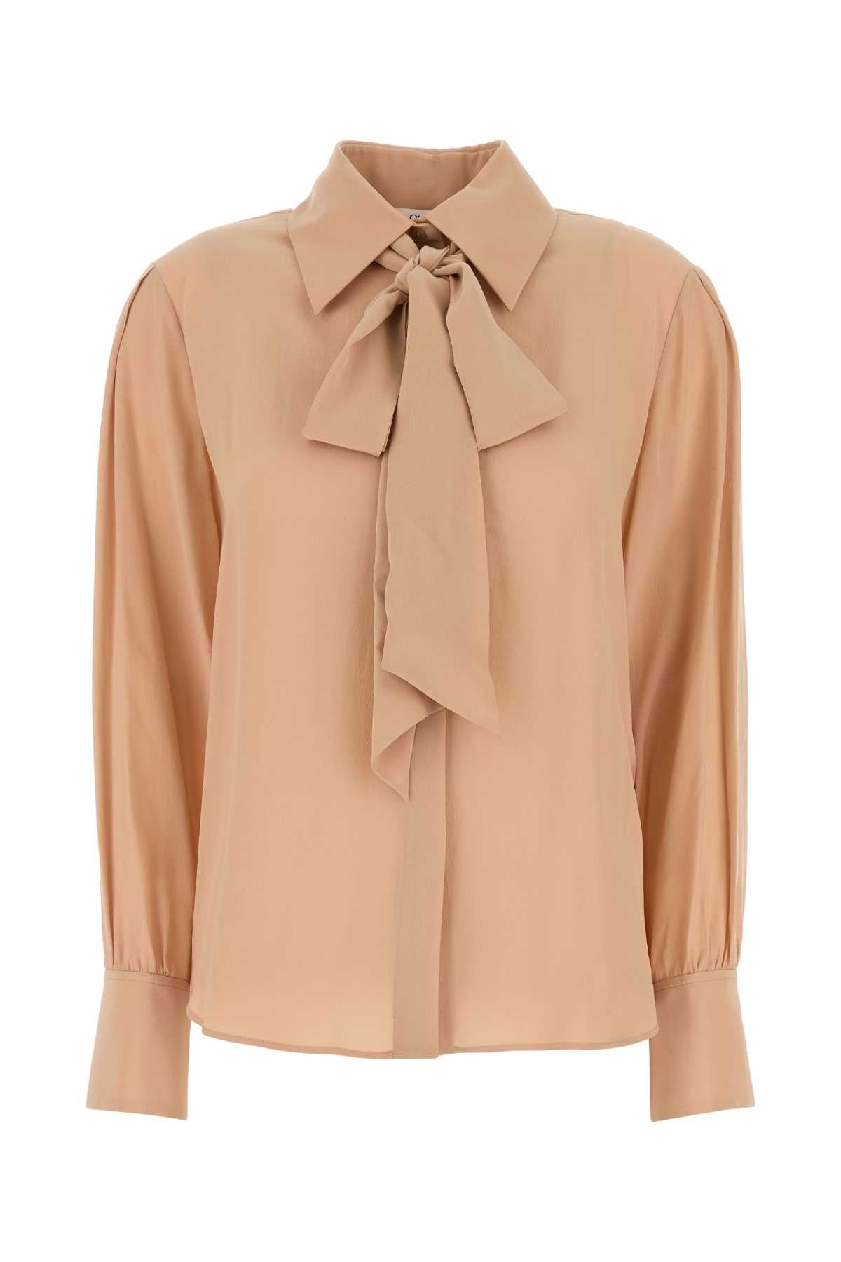 CHLOE Elegant Georgette Mini Shirt for Women