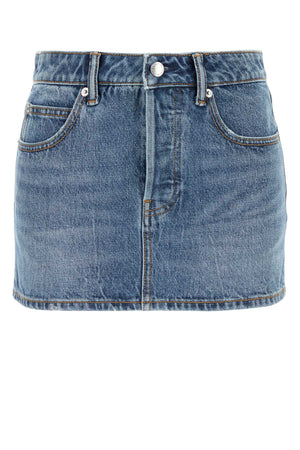 ALEXANDER WANG Chic Denim Mini Skirt for Women