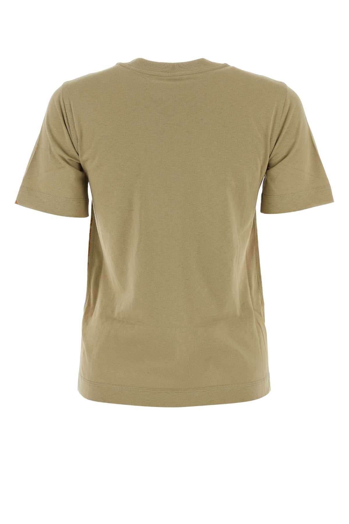 BURBERRY Cotton T-Shirt for Women - Sage Green