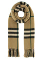 BURBERRY Embroidered Cashmere Scarf 200 cm x 52 cm - Unisex Fashion Accessory