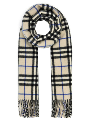 BURBERRY Embroidered Cashmere Scarf - 200 cm x 36 cm