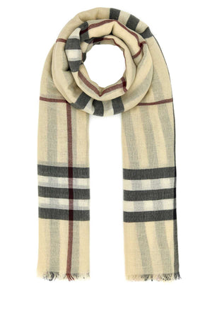 BURBERRY Embroidered Wool Scarf (200 cm x 90 cm) - Ultimate Unisex Accessory