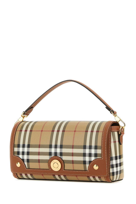 BURBERRY Mini Printed Canvas Note Handbag