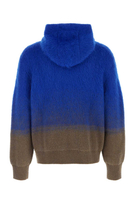 BURBERRY Two-Tone Wool Blend Sweater for Men