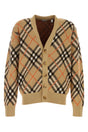 BURBERRY Embroidered Stretch Wool Blend Cardigan for Men