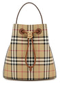 BURBERRY Printed Canvas TB Bucket Handbag - 33cm x 28cm