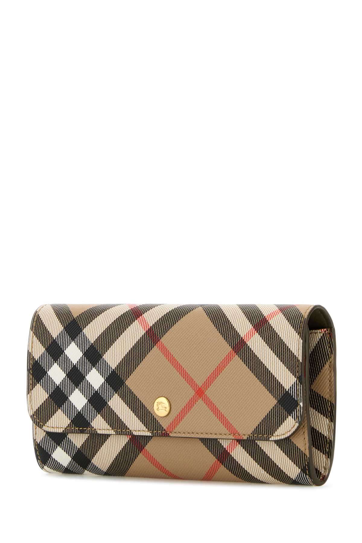 BURBERRY Printed Canvas Wallet - 19.5 cm x 11 cm x 3 cm