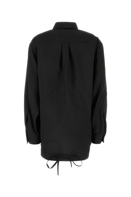 VALENTINO GARAVANI Chic Black Wool Blend Shirt