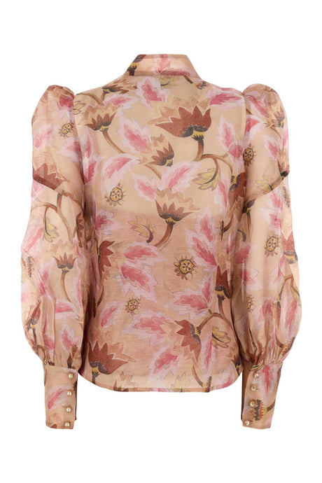 ZIMMERMANN Floral Illustration Blouse