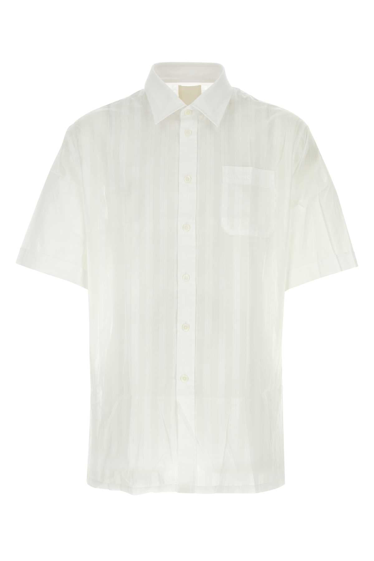 GIVENCHY Embroidered Poplin Shirt for Men - 24S Collection