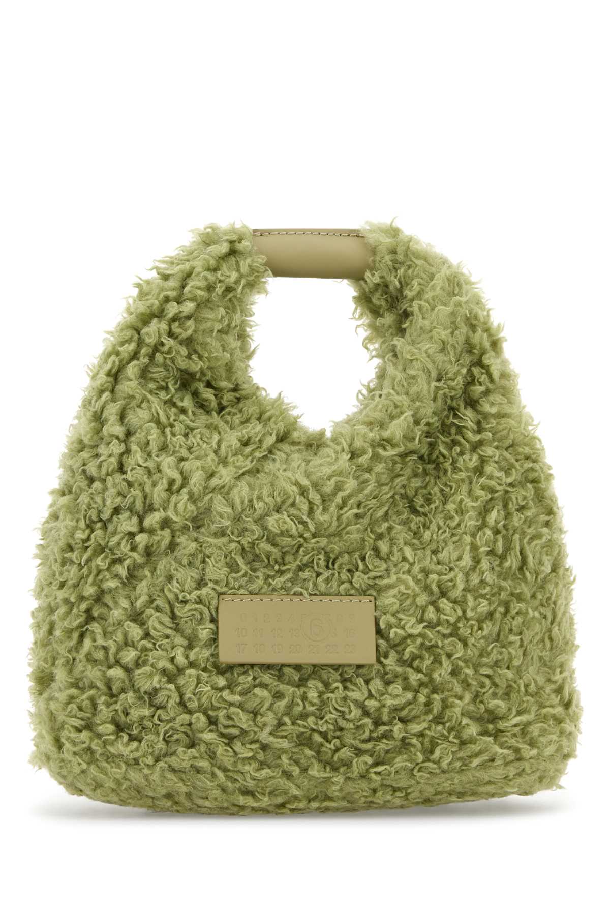 MM6 MAISON MARGIELA Mini Pastel Green Teddy Handbag