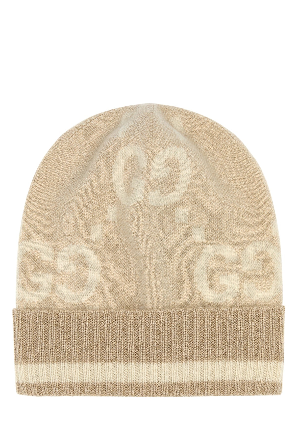 GUCCI Embroidered Cashmere Blend Beanie Hat