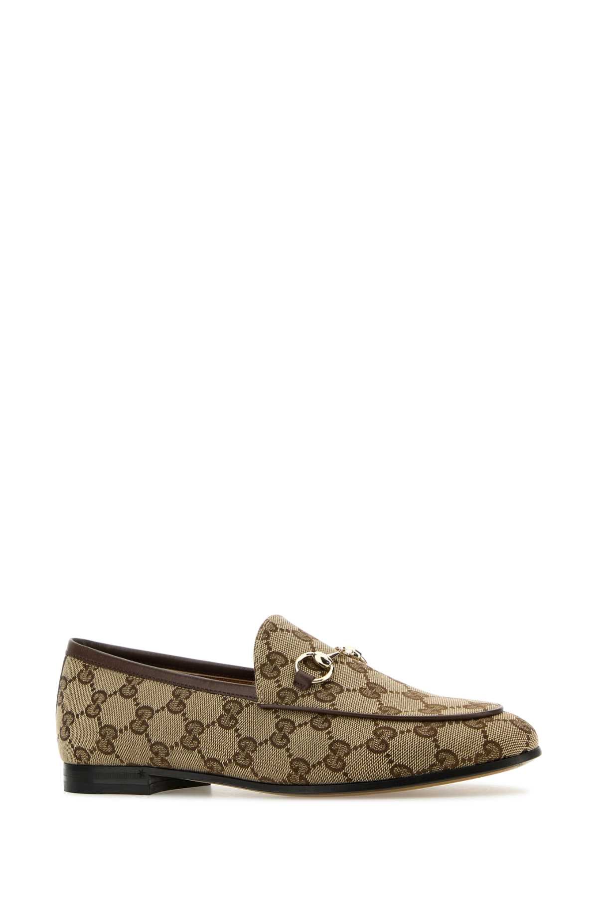 GUCCI Signature Fabric Jordaan Loafers for Women