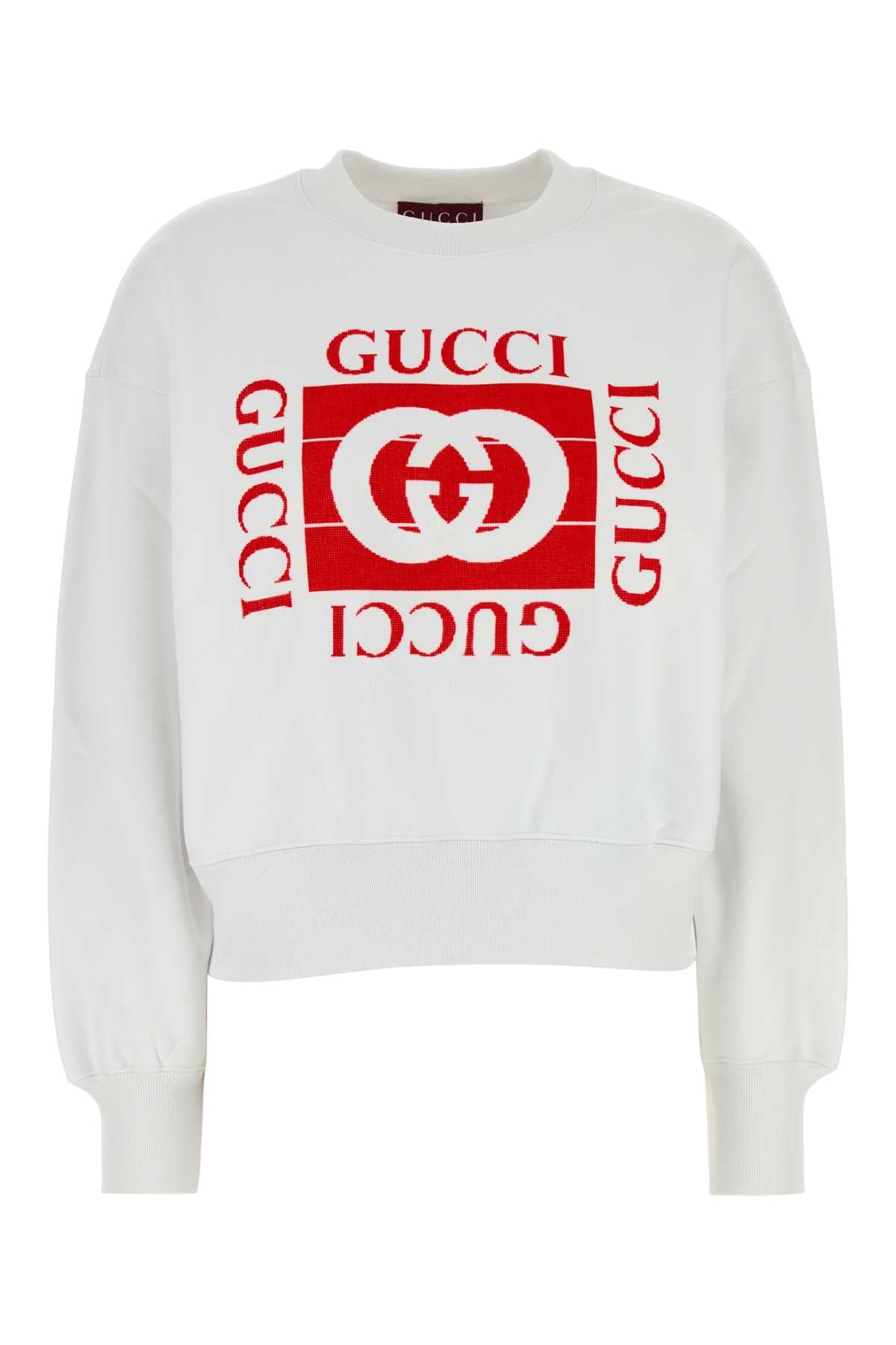 GUCCI Chic Cotton Sweatshirt for Women - Perfect for Casual Style