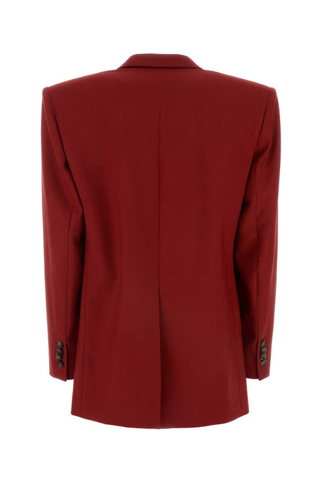 STELLA McCARTNEY Oversize Wool Blazer for Women - Red