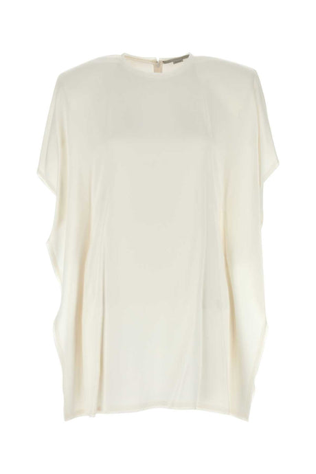 STELLA McCARTNEY Elegant White Satin Mini Dress for Women