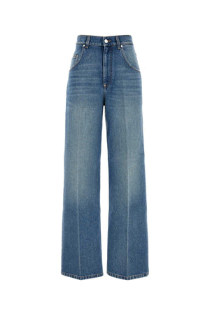 STELLA McCARTNEY Light Blue Denim Pants for Women - 24W