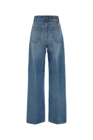 STELLA McCARTNEY Light Blue Denim Pants for Women - 24W